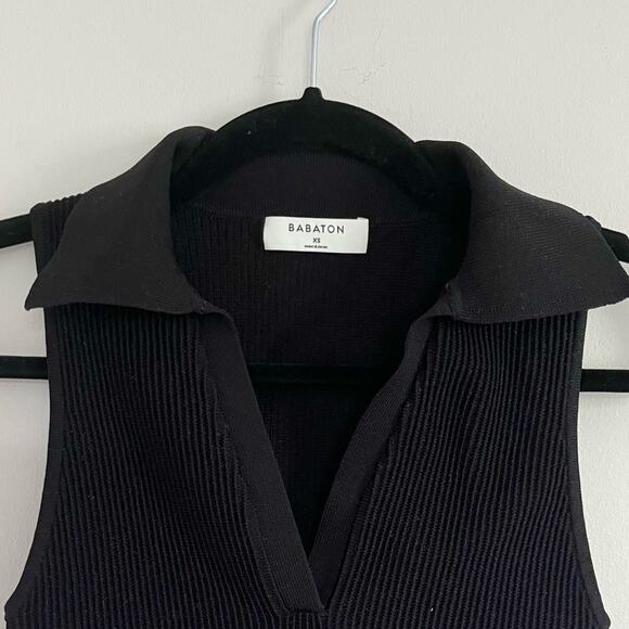 BABATON Sculpt Knit Polo Size XS - Picture 3 of 4